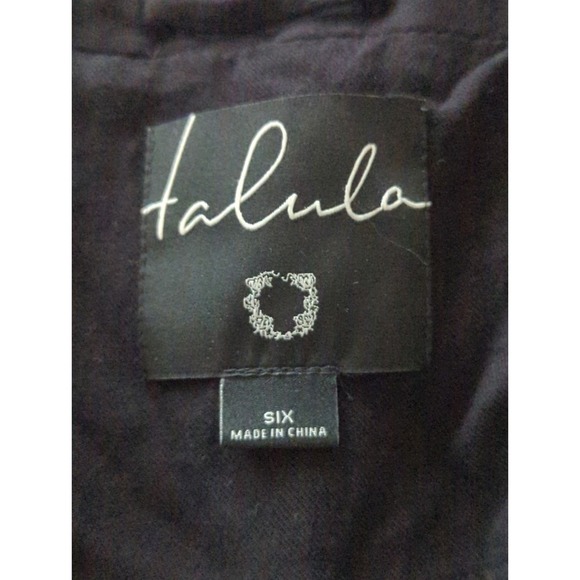 Aritzia Talula Women's Open Front Black‎ Cardigan Sz.6 - Picture 6 of 6